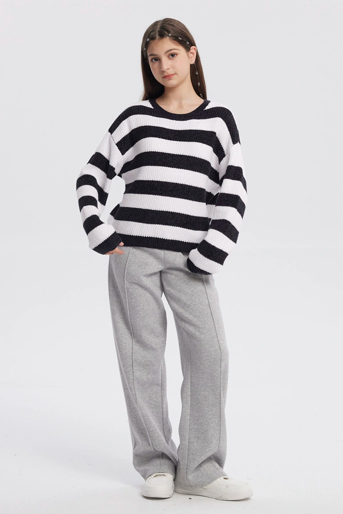 Sweater Niña Slim Negro