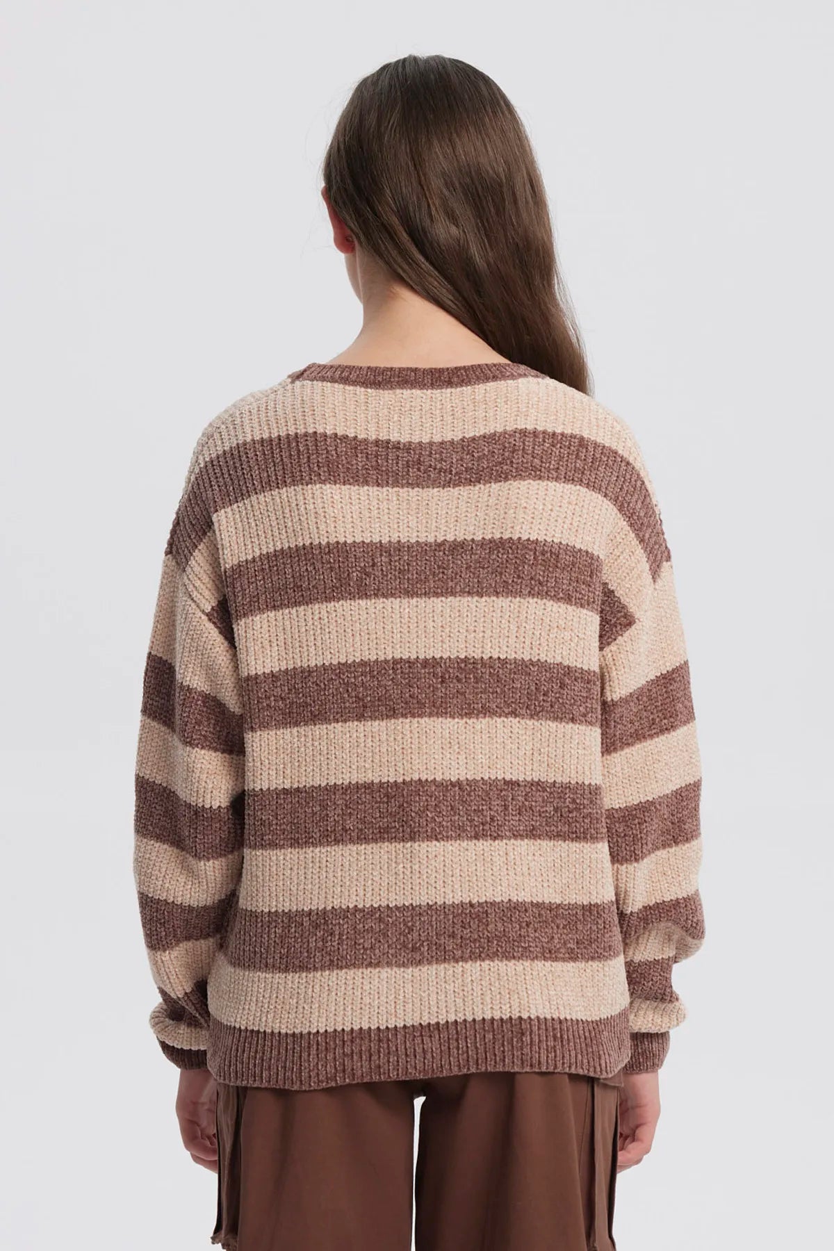 Sweater Niña Slim Café
