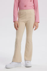 Calza Niña Flare Beige