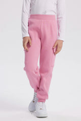 Pantalón Buzo Niña Pitillo Rosado