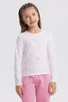 Polera Niña Slim Blanco