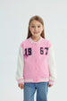 Chaqueta Niña Oversize Rosado