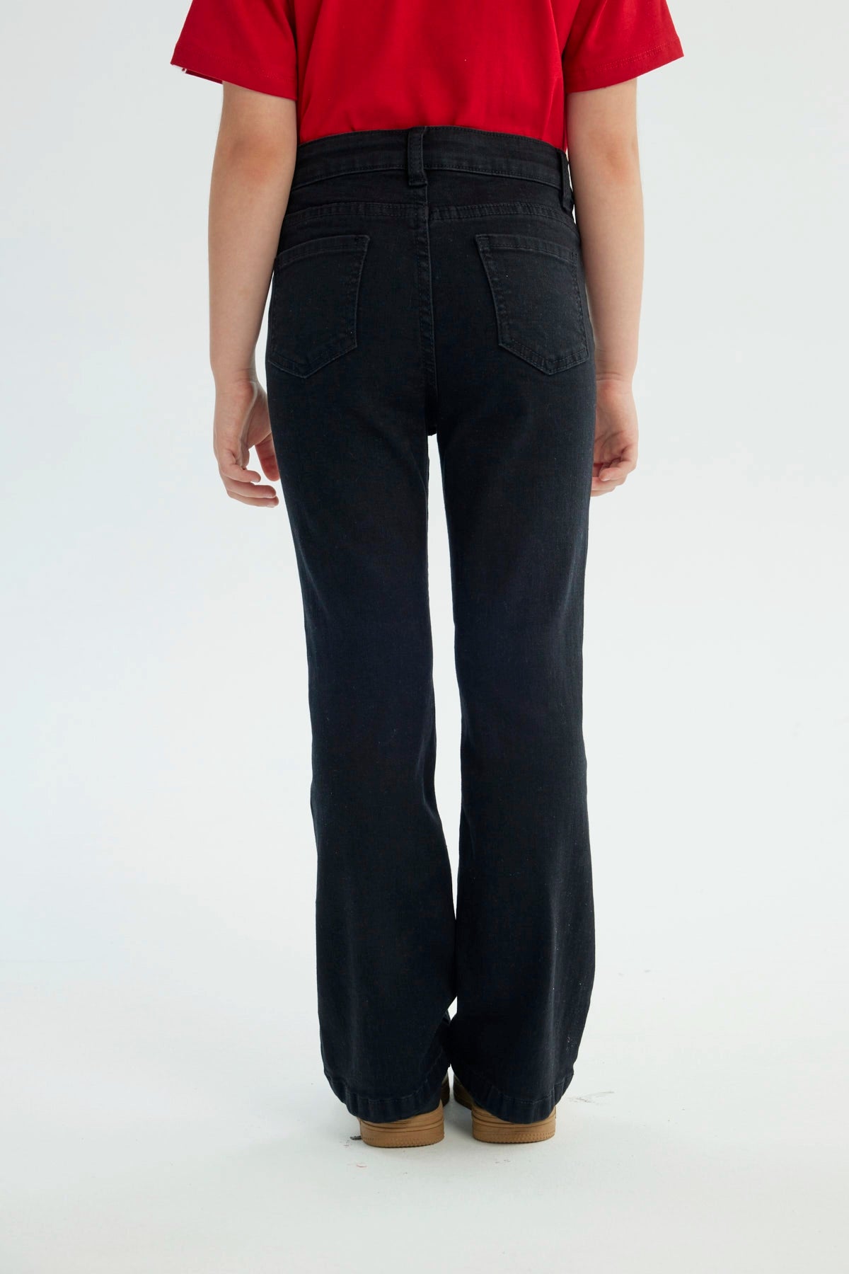 Jeans Niña Flare Negro