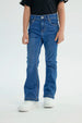 Jeans Niña Flare Azul