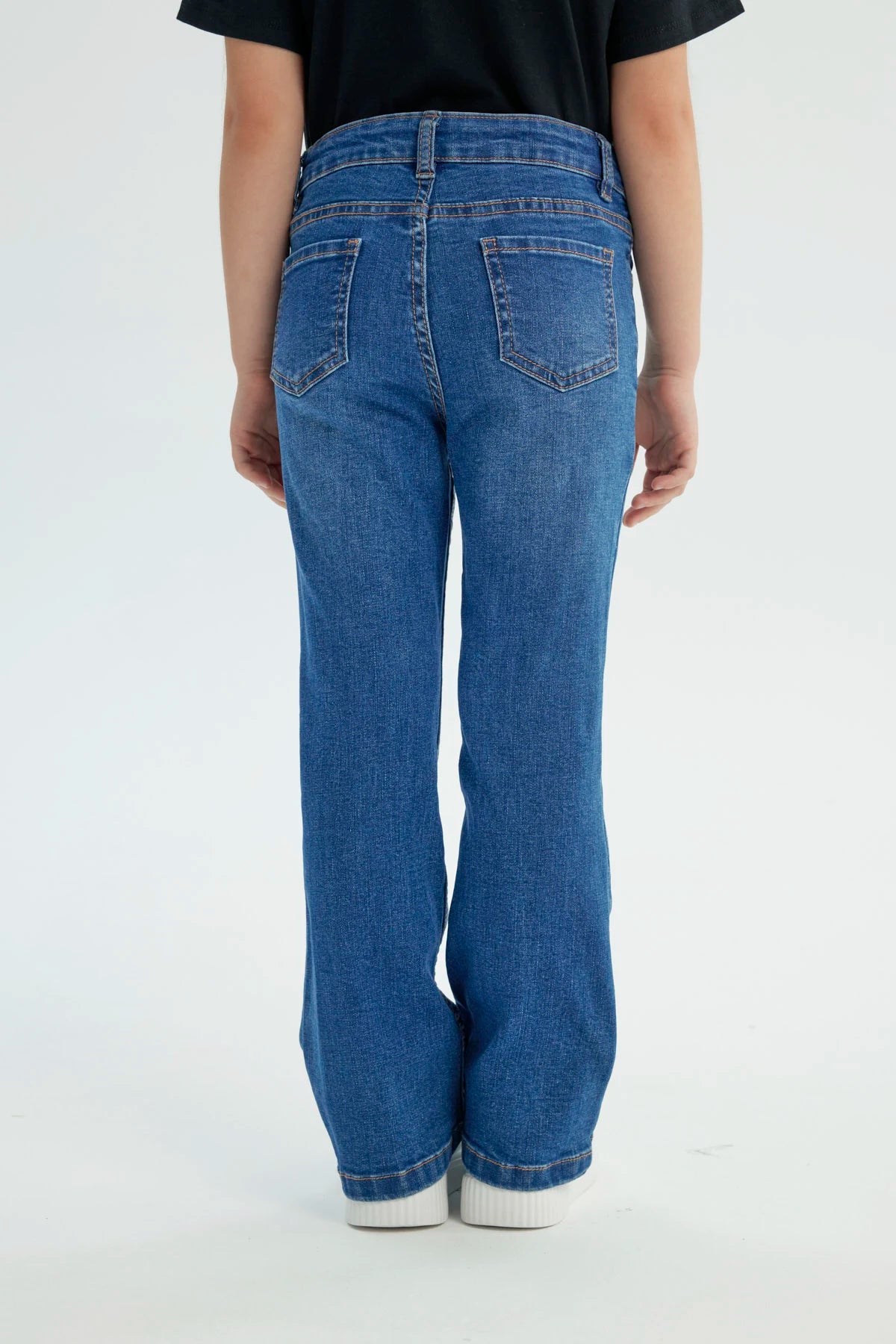 Jeans Niña Flare Azul