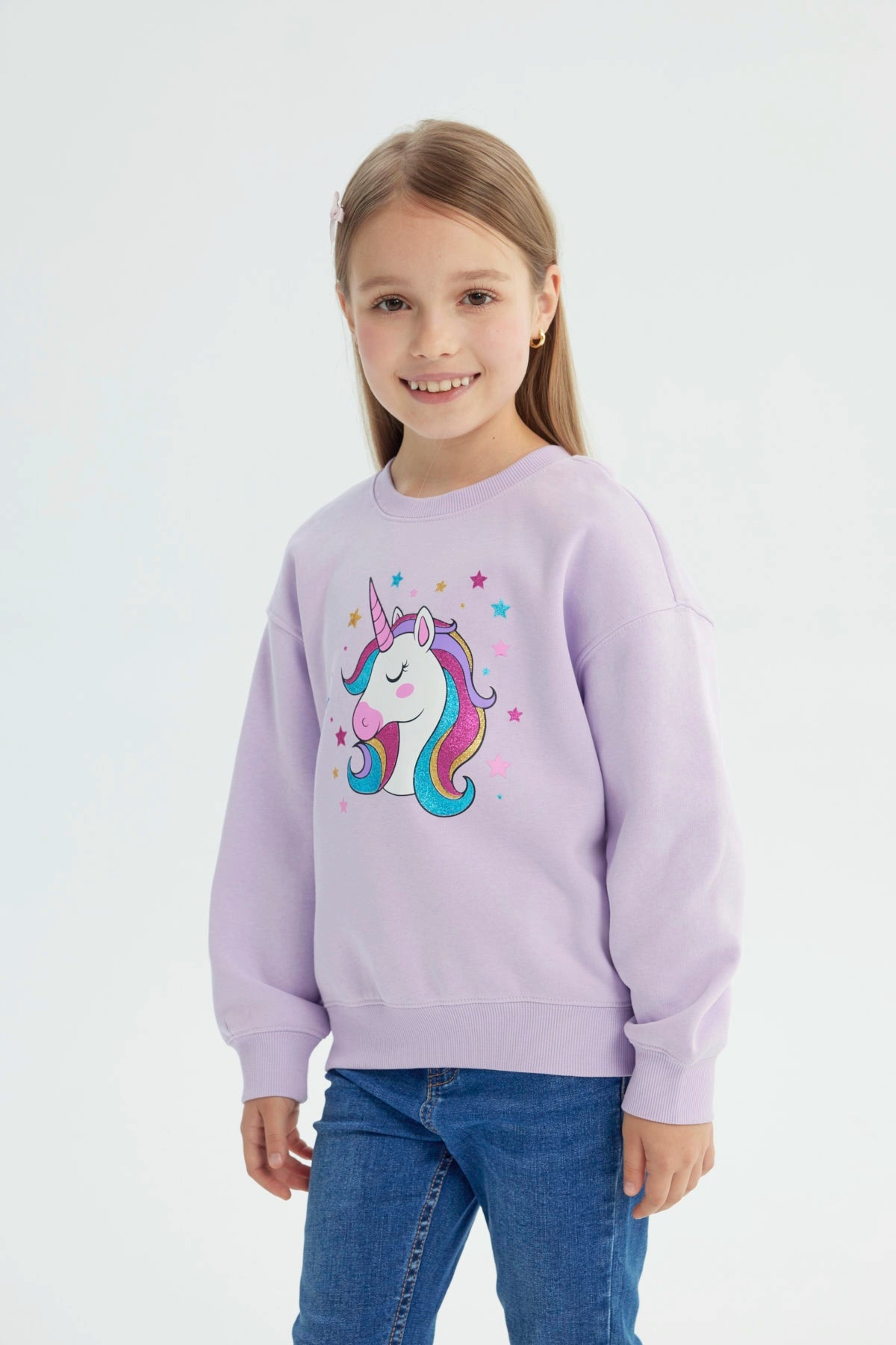 Polerón Niña Slim Lila
