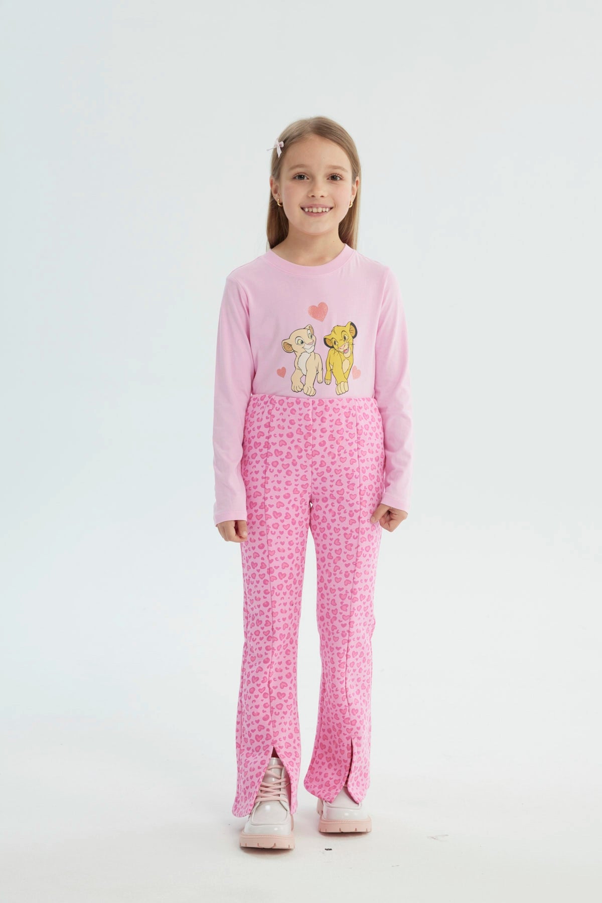 Calza Niña Leve Flare Rosado