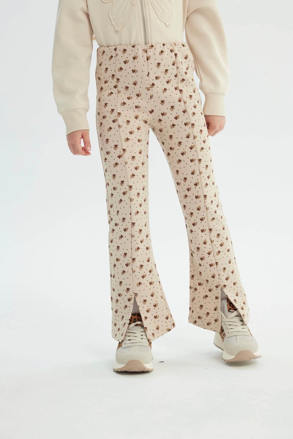 Calza Niña Leve Flare Beige