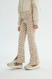 Calza Niña Leve Flare Beige