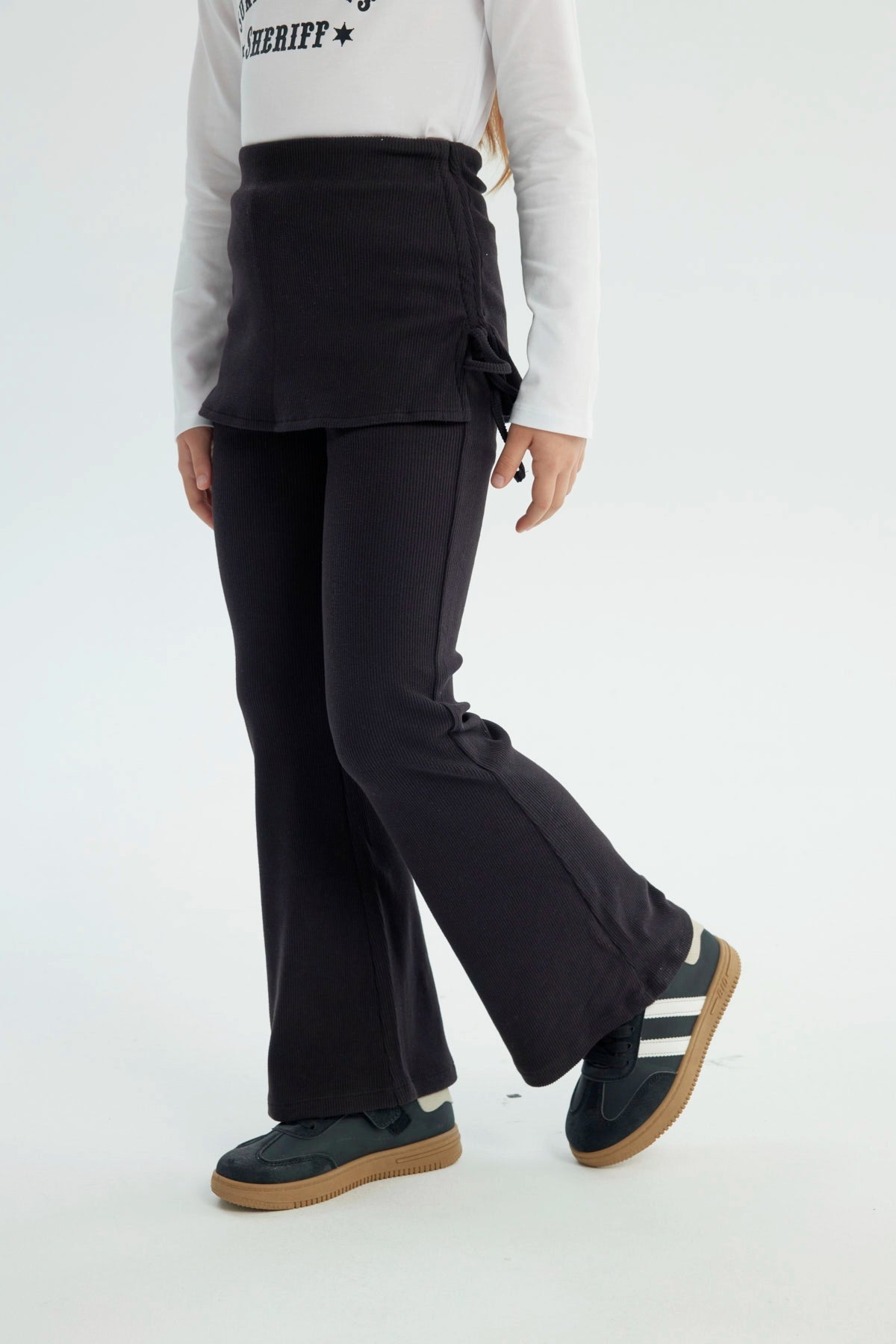 Calza Niña Leve Flare Negro
