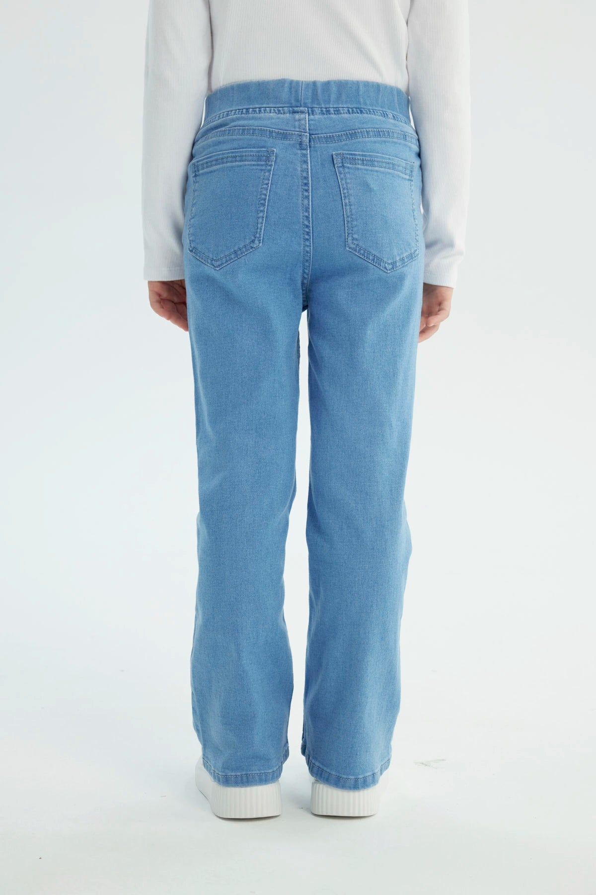 Jeans Niña Flare Azul