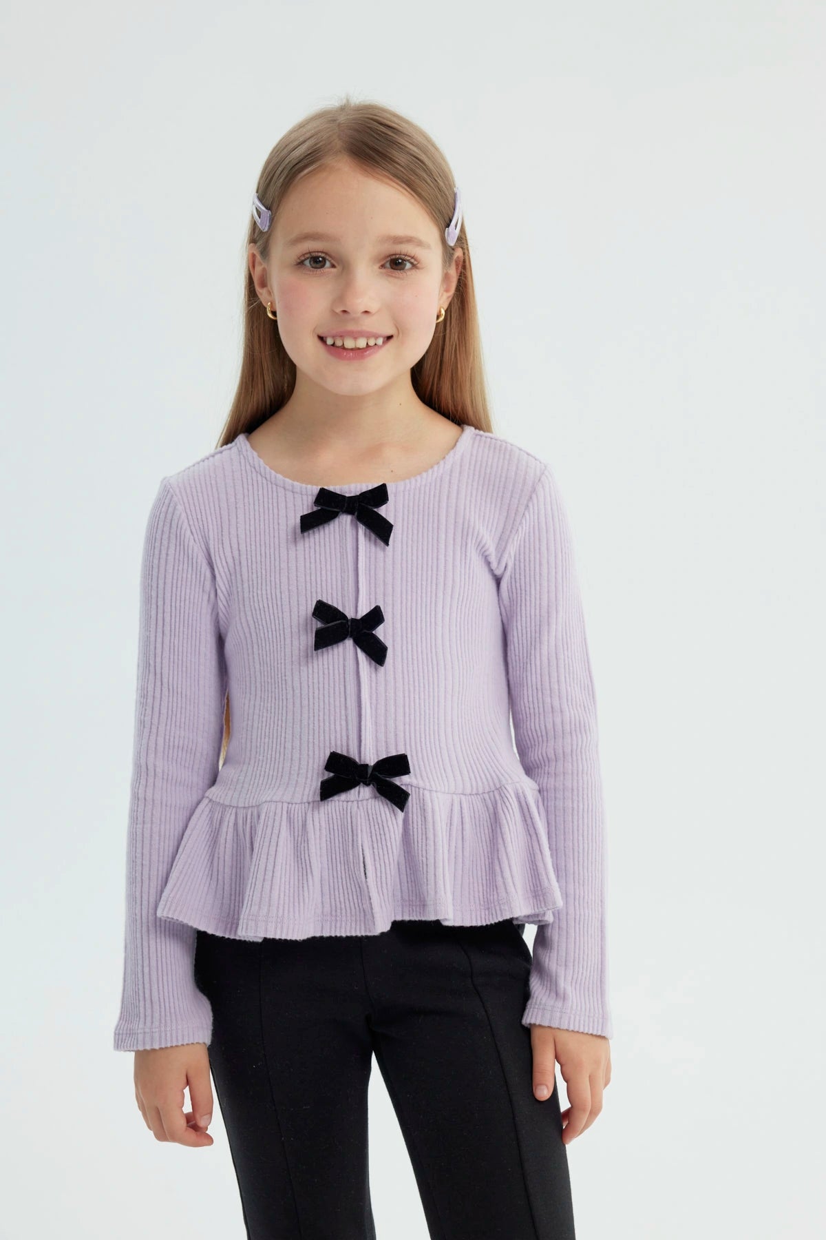Polera Niña Regular Lila