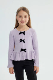Polera Niña Regular Lila