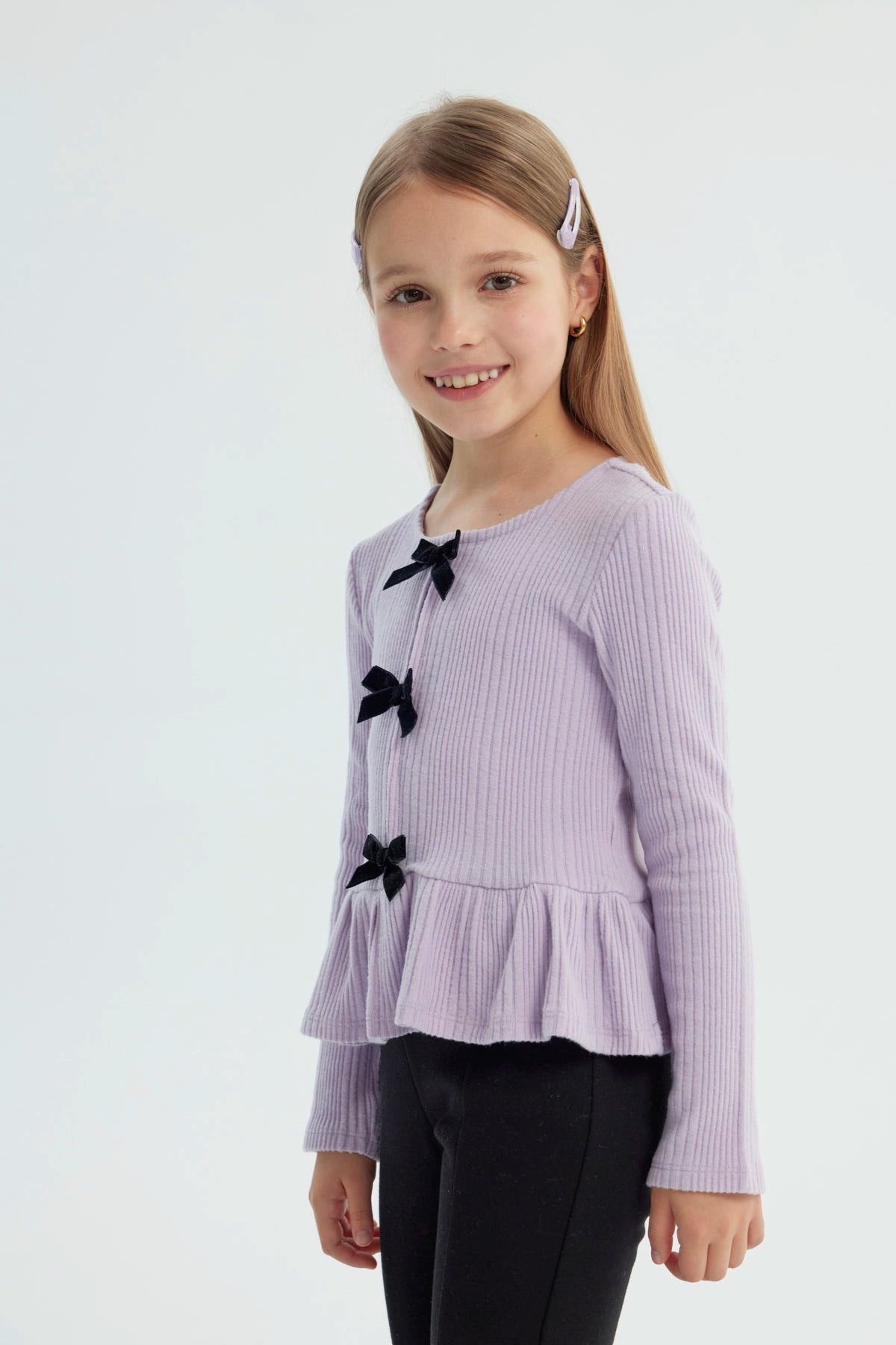 Polera Niña Regular Lila