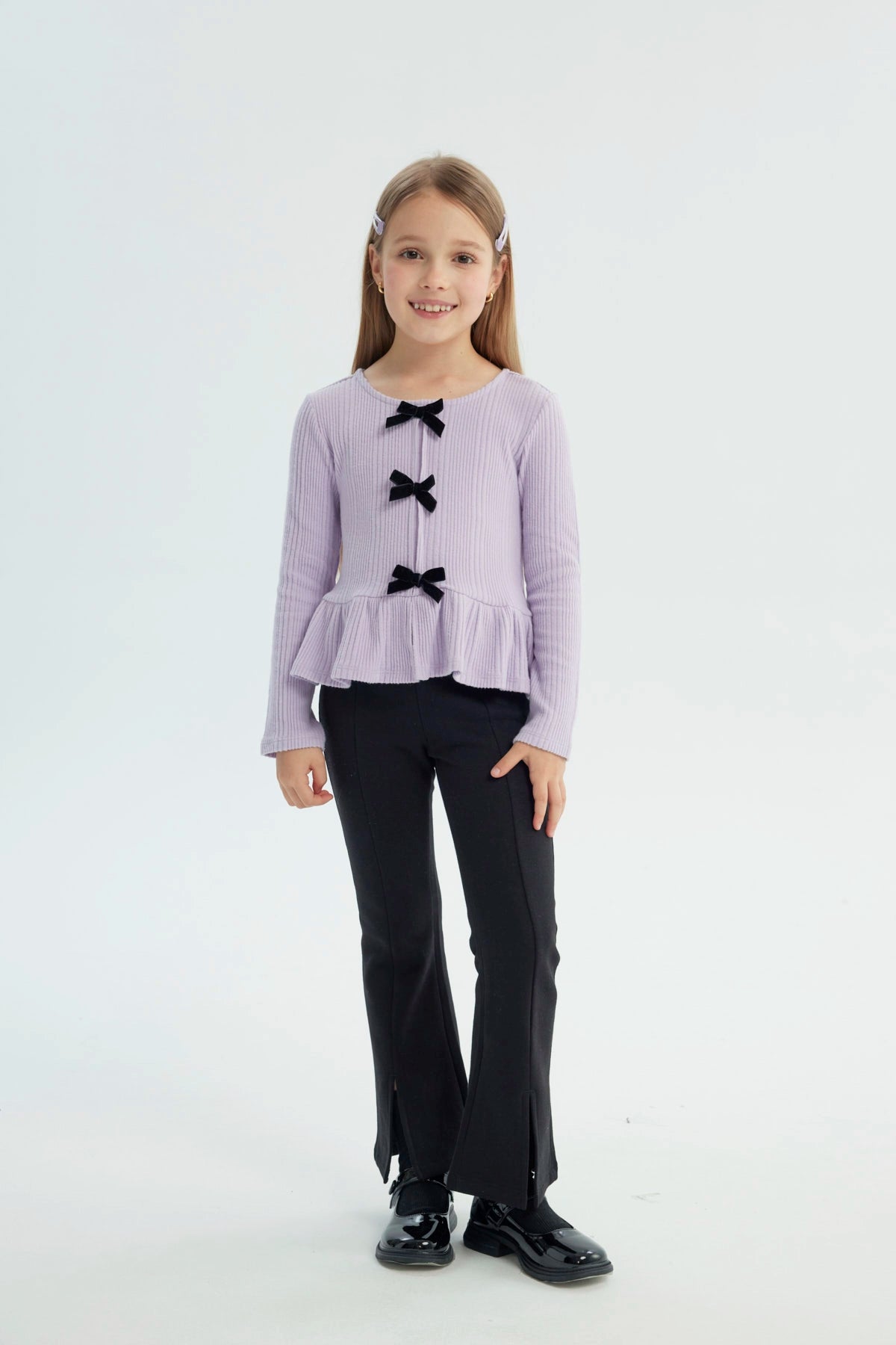 Polera Niña Regular Lila