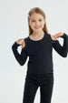 Polera Niña Slim Negro