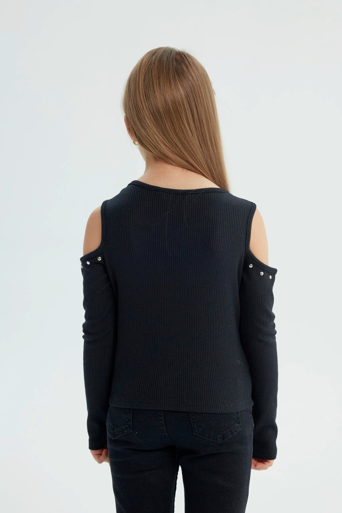 Polera Niña Slim Negro