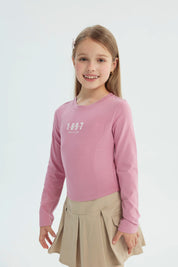 Polera Niña Slim Rosado