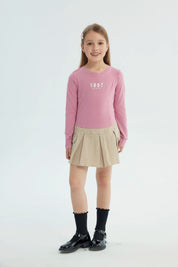 Polera Niña Slim Rosado