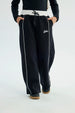 Pantalón Buzo Niña Wide Leg Negro