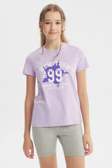Polera Slim Niña Lila