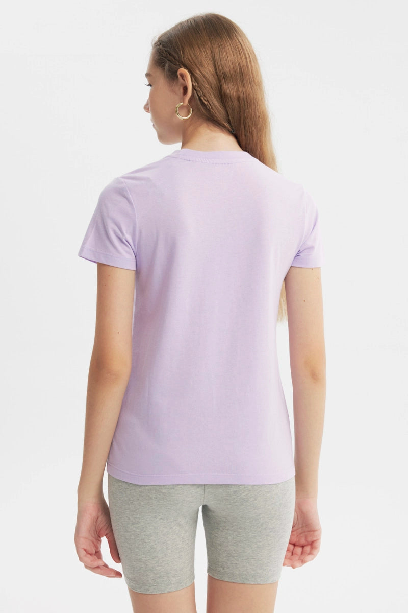 Polera Slim Niña Lila