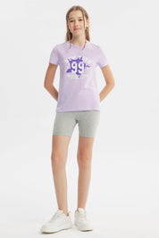 Polera Slim Niña Lila