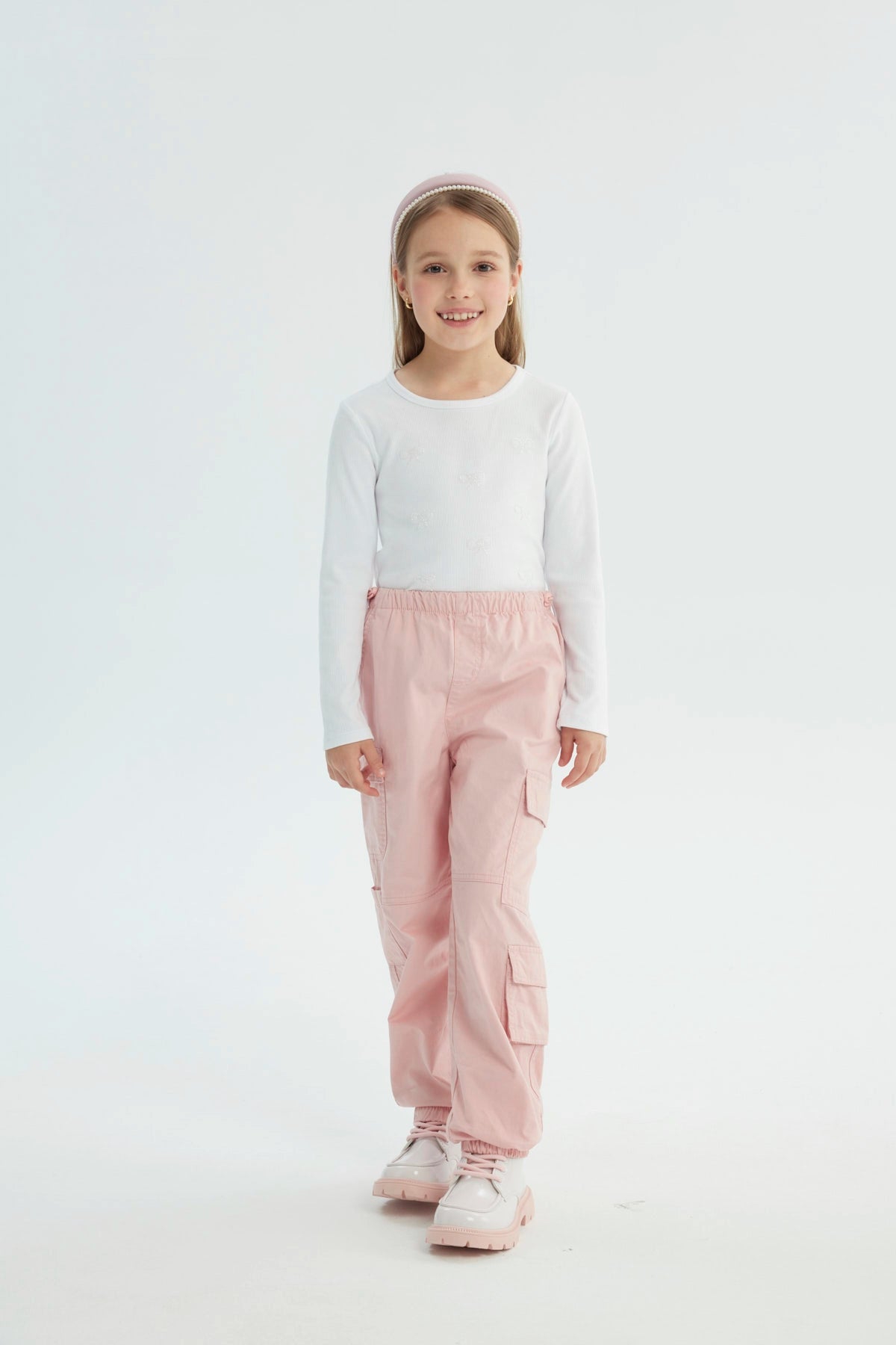 Pantalón Niña Pitillo Rosado