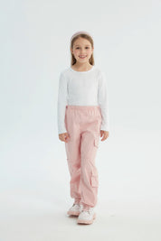 Pantalón Niña Pitillo Rosado