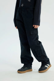 Pantalón Niña Pitillo Negro