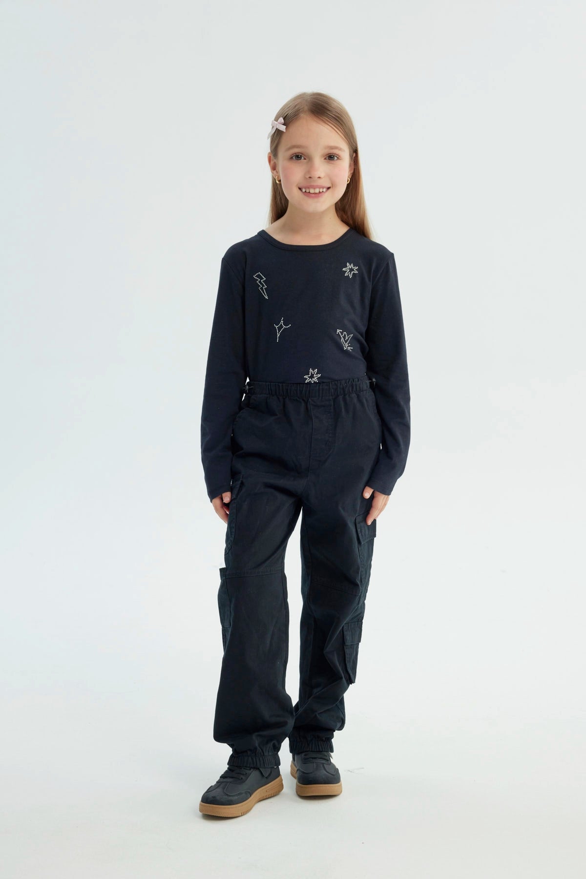 Pantalón Niña Pitillo Negro