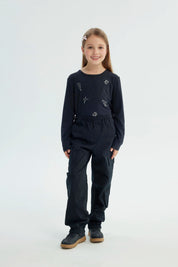 Pantalón Niña Pitillo Negro