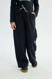 Pantalón Buzo Niña Amplio Negro
