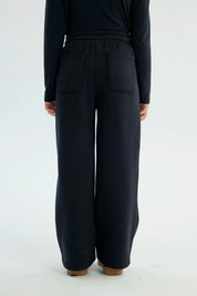 Pantalón Buzo Niña Amplio Negro