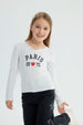 Polera Niña Slim Blanco