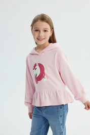 Polerón Niña Classic Rosado