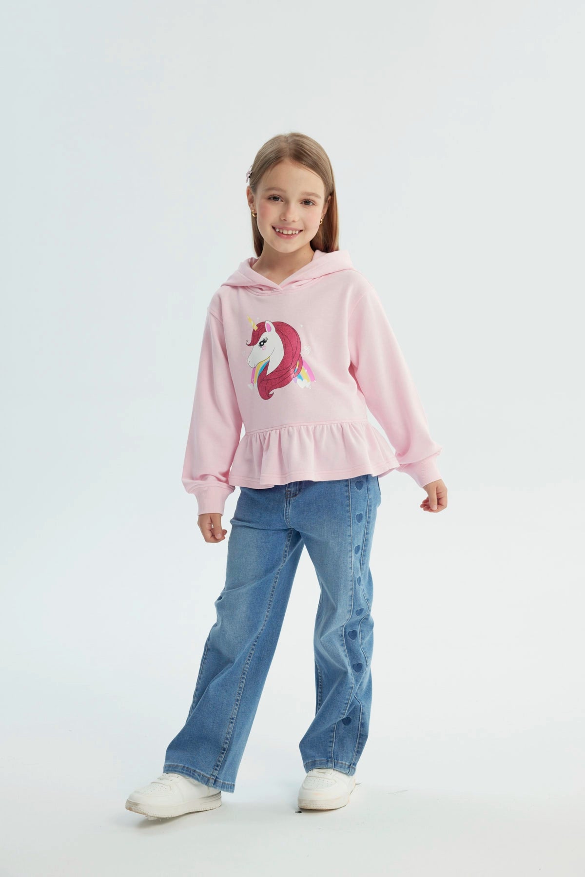 Polerón Niña Classic Rosado
