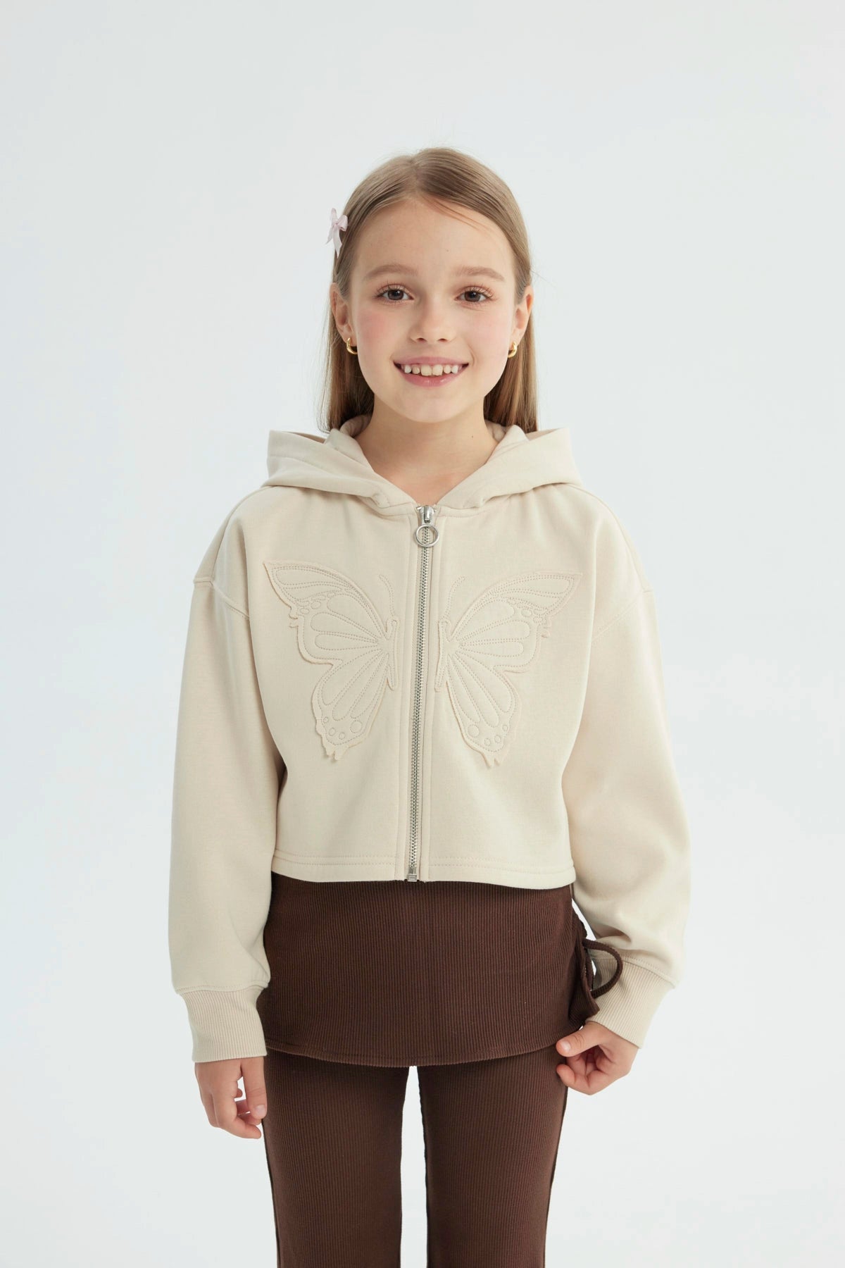 Polerón Niña Classic Beige