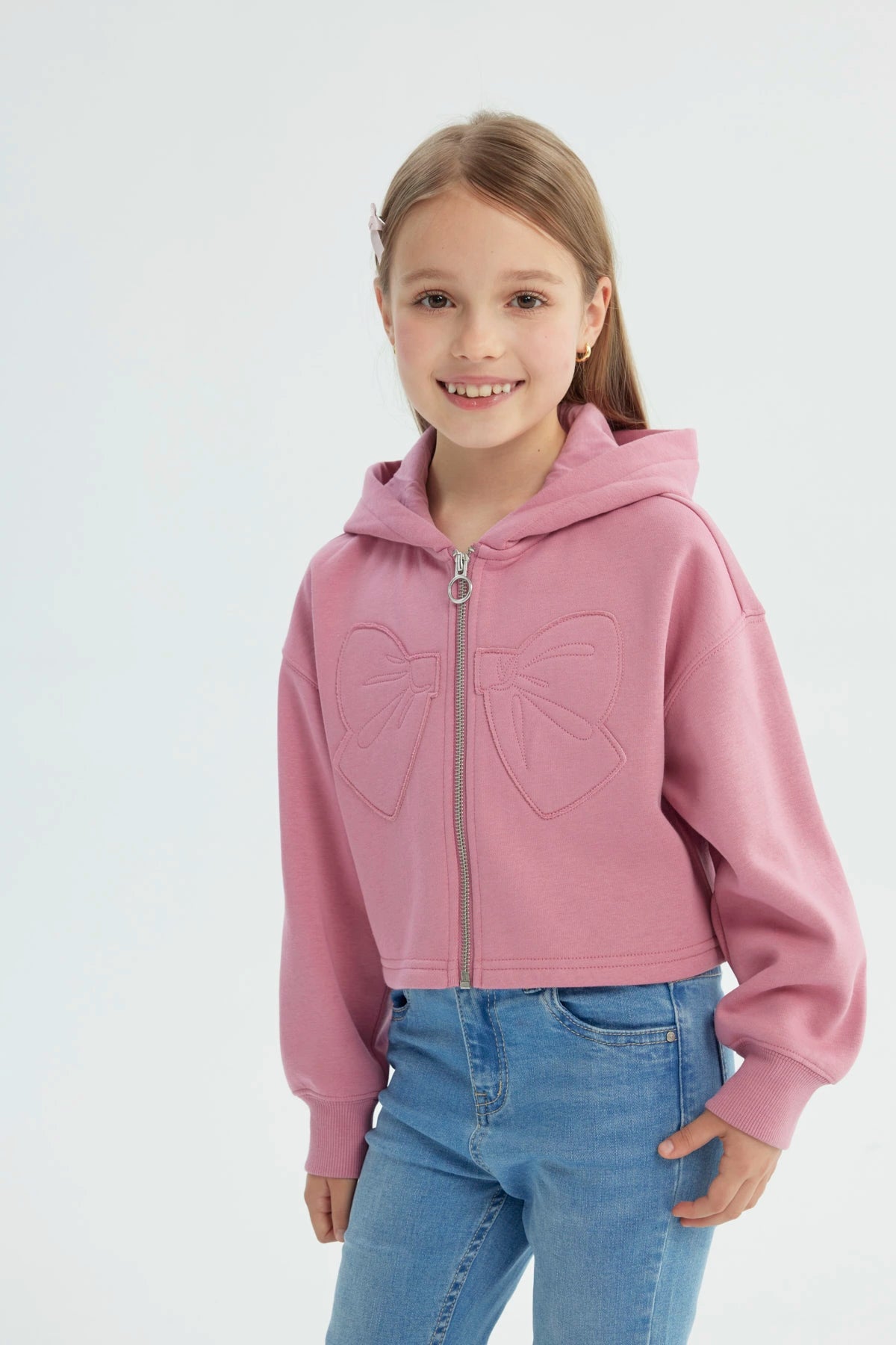 Polerón Niña Classic Rosado