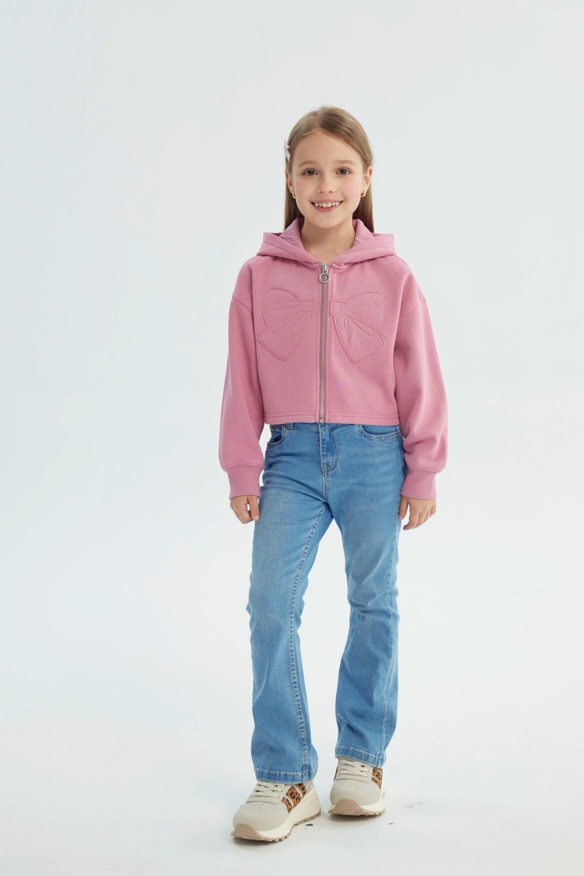 Polerón Niña Classic Rosado