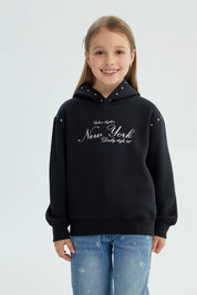 Polerón Niña Classic Negro