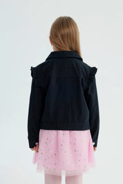 Chaqueta Niña Slim Negro