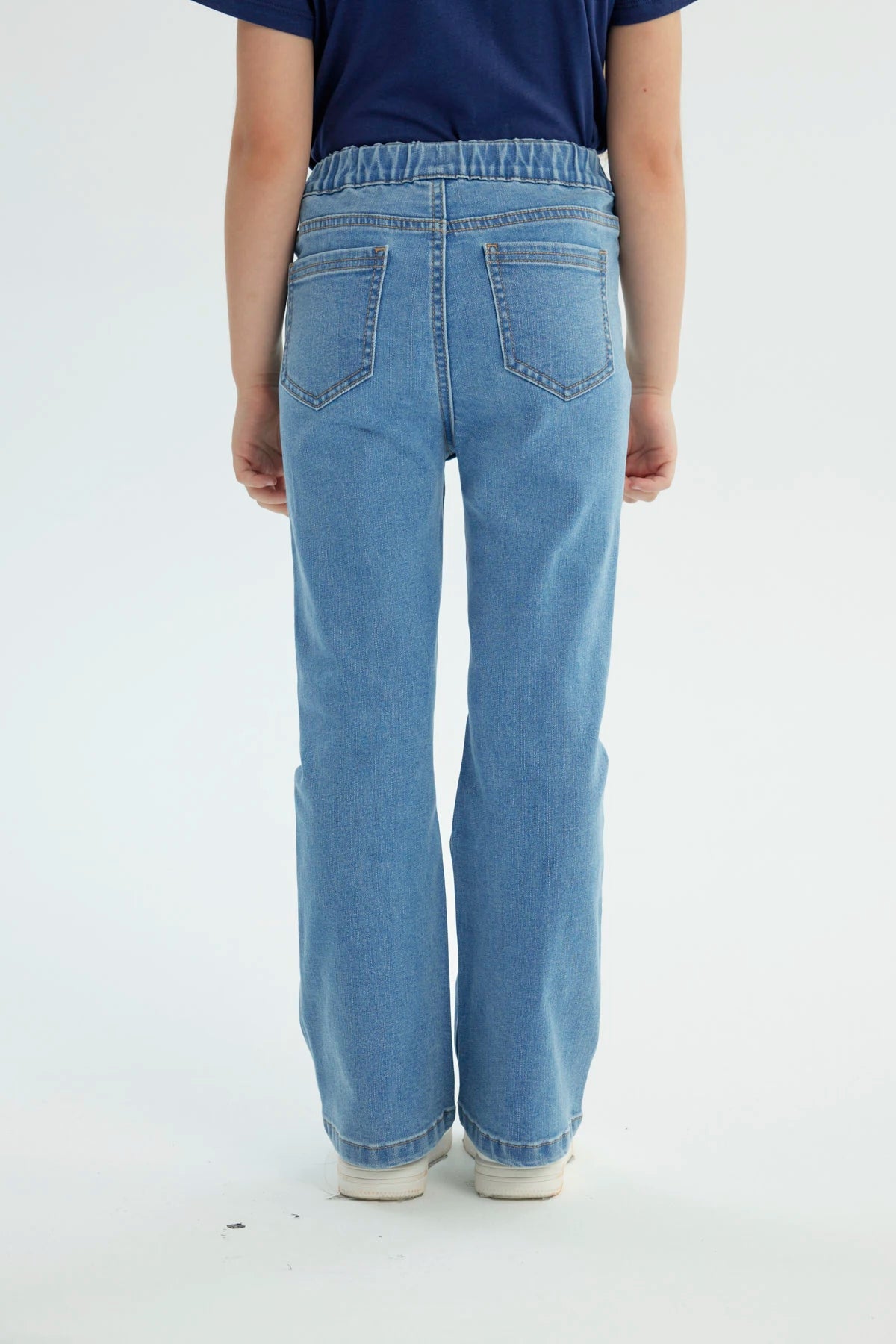 Jeans Niña Flare Azul