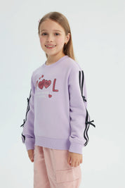 Polerón Niña Slim Lila