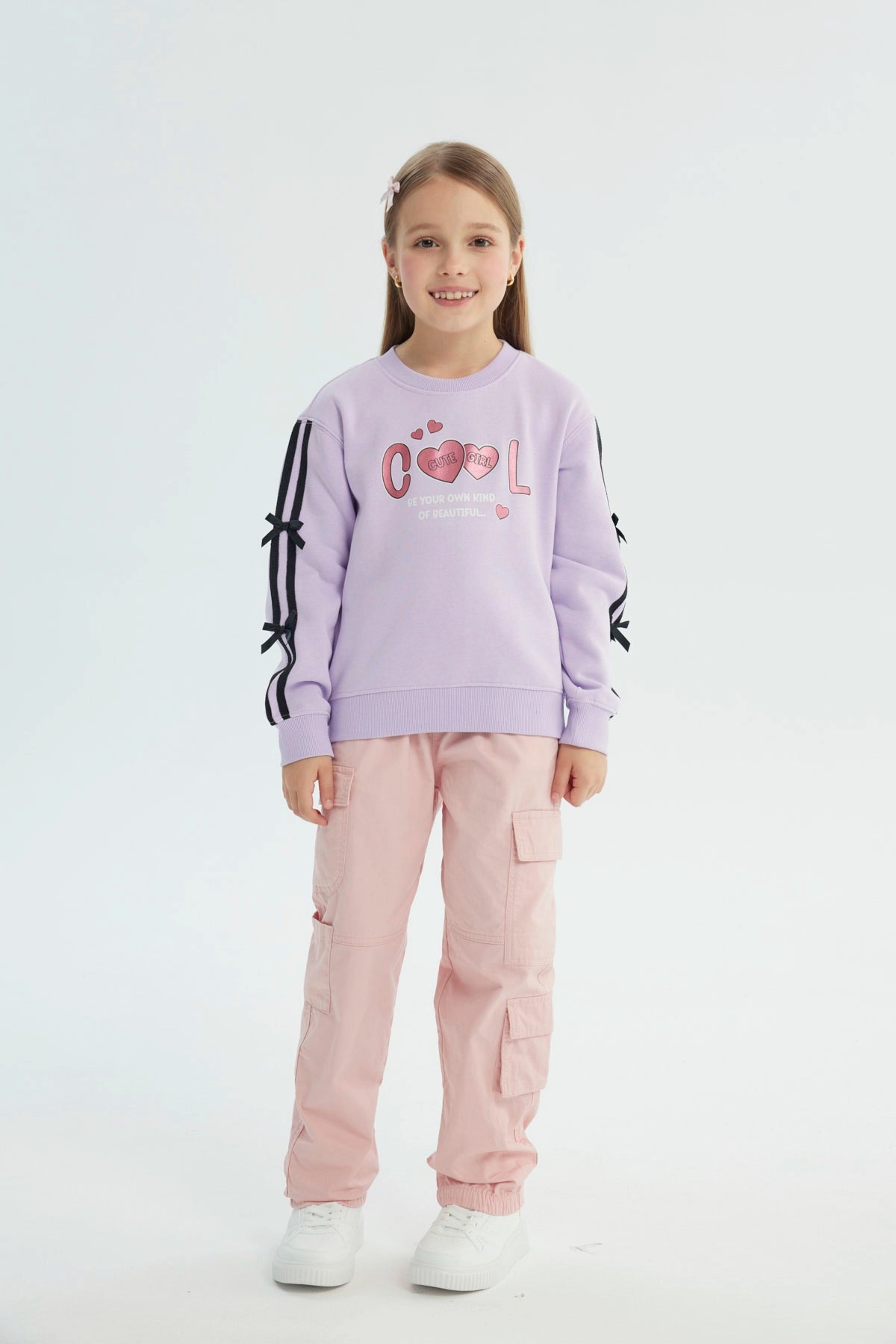 Polerón Niña Slim Lila