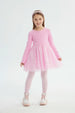 Vestido Niña Falda Midi Rosado