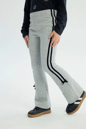 Calza Niña Flare Gris Melange