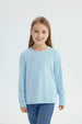 Polera Niña Regular Celeste