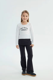 Polera Niña Slim Blanco