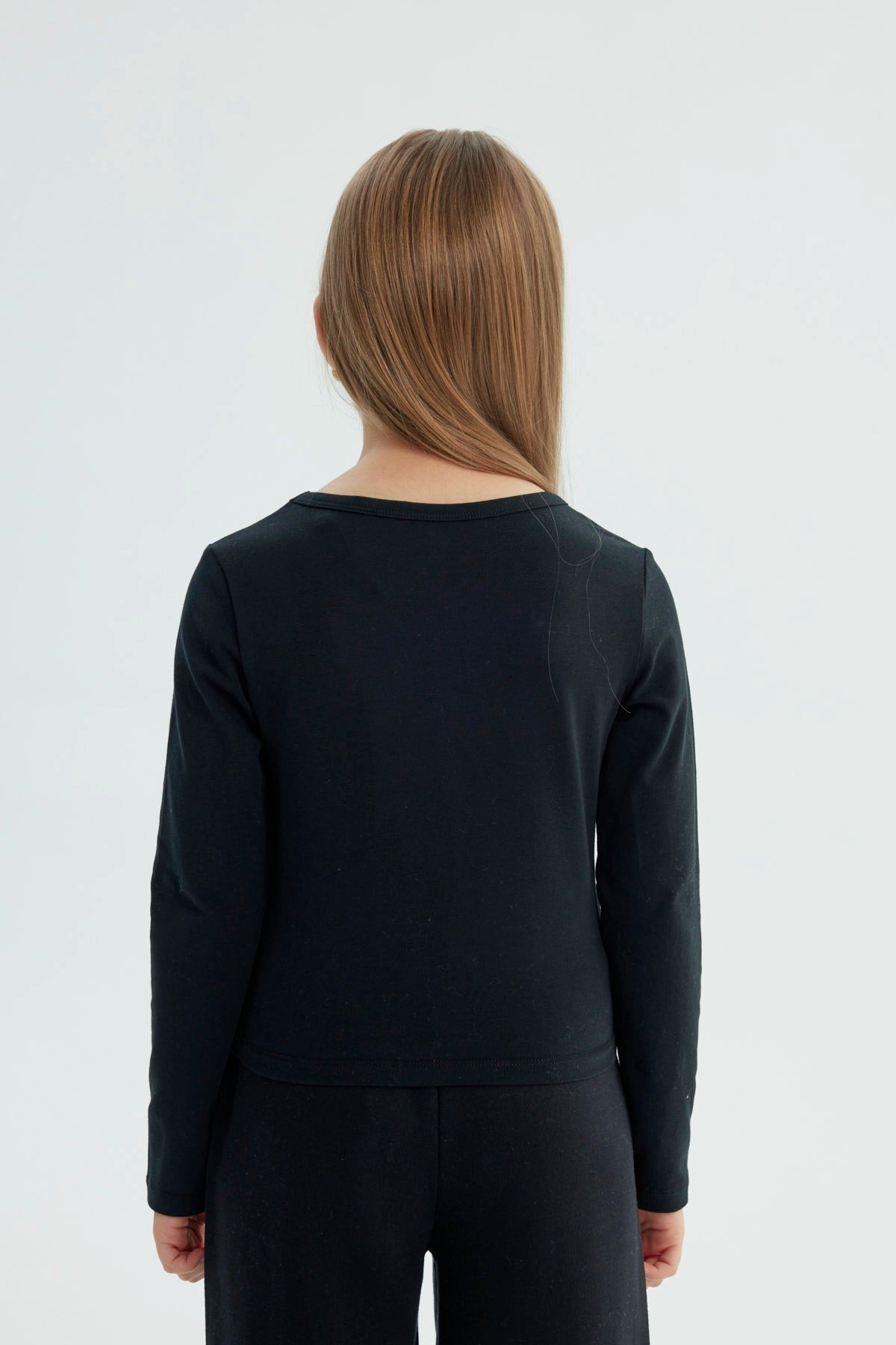 Polera Niña Slim Negro